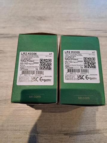 2 overbelastingsrelais Schneider LR2K0306 beschikbaar voor biedingen