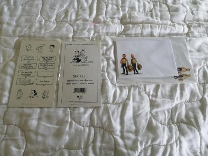Suske en Wiske briefpapier 2009 Stickers 1997 Vandersteen, Verzamelen, Stickers, Nieuw, Overige typen, Ophalen of Verzenden