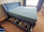 Gestoffeerd bed met lades Ikea, Huis en Inrichting, Ophalen, Gebruikt