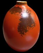 zeldzame Boch La Louviere vaas, oranje kleur., Antiek en Kunst, Ophalen