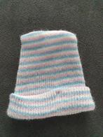 2 mutsjes in warm stretchstof voor baby, Kinderen en Baby's, Jongen of Meisje, Ophalen of Verzenden, Zo goed als nieuw, 104 of kleiner