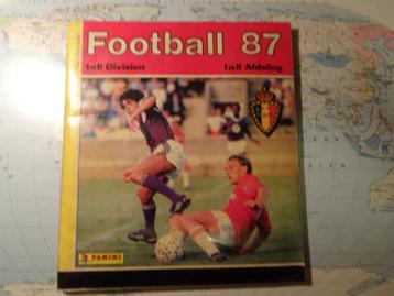 Album PANINI - Voetbal 87 - België D1/D2 beschikbaar voor biedingen