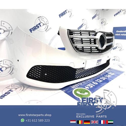 W447 VITO / V KLASSE FACELIFT VOORBUMPER COMPLEET WIT ORIGIN, Auto-onderdelen, Carrosserie, Bumper, Mercedes-Benz, Voor, Gebruikt