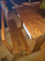 Houten schoolbank, Enlèvement, Utilisé, Bureau