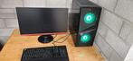 Game pc met aoc monitor en rgb logitech toetsenbord, Computers en Software, Ophalen, Gebruikt