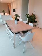 Houten tafel - eettafel in goede staat + zitbank, Huis en Inrichting, Tafels | Eettafels, Ophalen, 100 tot 150 cm, 200 cm of meer