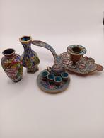 Petit ensemble ,émaux cloisonnés, Ophalen