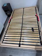 Lit Électrique en Hêtre Massif, Maison & Meubles, Queen size, Comme neuf, Enlèvement, 120 cm