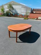 Massieve, uitschuifbare tafel in teak met stoelen, Ophalen
