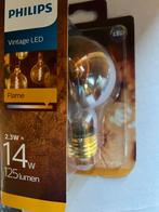 Philips LED lampjes, Neuf, Vintage LED Flame, Enlèvement, E27 (grand)