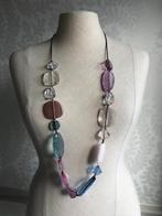 Multigekleurde Parelketting, Ophalen of Verzenden, Gebruikt, Overige kleuren, Kunststof