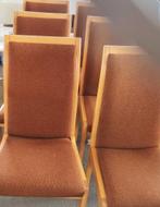 Suite 5 chaises Baumann salon scandinave bois et revêtement, Comme neuf, Brun, Scandinave, Bois