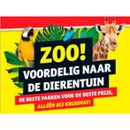 5X Kruitvat dierentuin tickets tot en met 4 juli, Tickets en Kaartjes, Drie personen of meer, Ticket of Toegangskaart