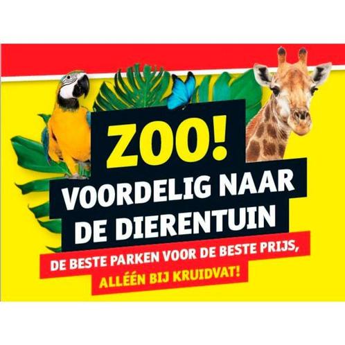 5X Kruitvat dierentuin tickets tot en met 4 juli, Tickets en Kaartjes, Recreatie | Dierentuinen, Drie personen of meer, Ticket of Toegangskaart