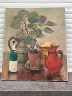 Huile sur toile nature morte signe de loenen w, Antiquités & Art, Art | Peinture | Classique, Enlèvement ou Envoi