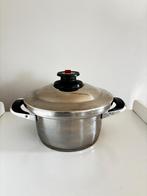 AMC Secuquick snelkookpot, snelkookpan inox, Huis en Inrichting, Keuken | Potten en Pannen, Kookpan of Snelkookpan, Inox, Keramische plaat