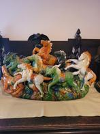 Beeld met 7 paardjes 60/40 cm, Antiek en Kunst, Ophalen