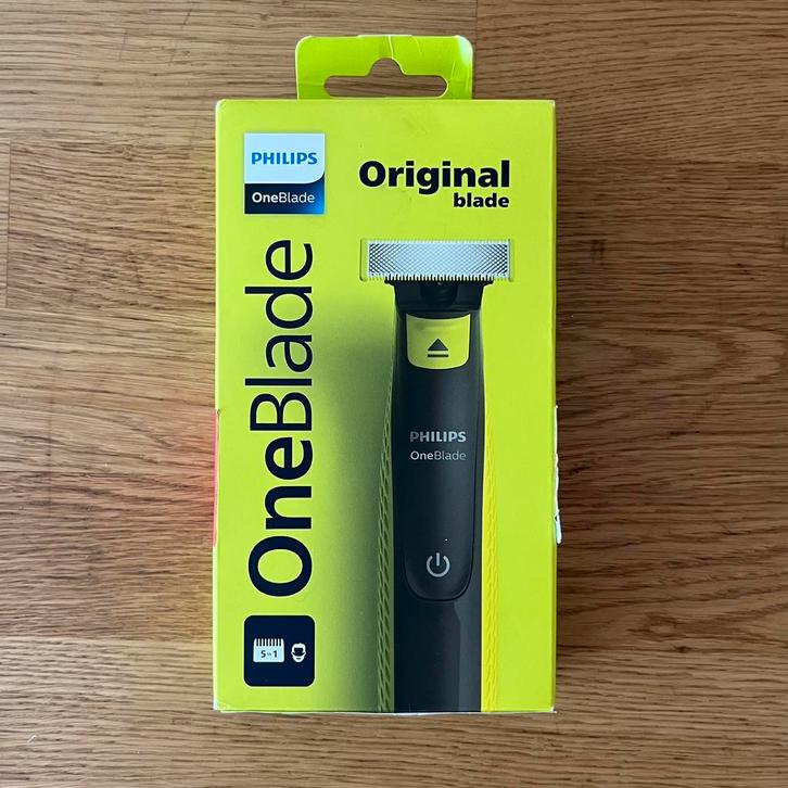Philips OneBlade Original neuf – rasoir hybride visage/barbe, Handtassen en Accessoires, Uiterlijk | Gezichtsverzorging, Nieuw