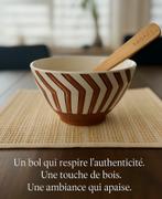Saladeschaal van keramiek van Maison du Monde, Huis en Inrichting, Ophalen of Verzenden, Zo goed als nieuw, Keramiek, Kom(men)