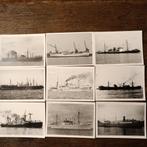 9 x Foto Schip Boot Ship Bateau Photographers Van Ginderen, Verzamelen, Ophalen of Verzenden, Foto