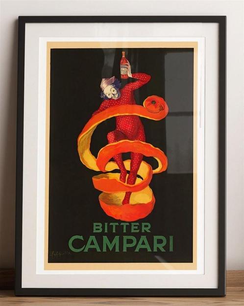 Leonetto Cappiello Bitter Campari Kunst Poster Art Deco, Antiek en Kunst, Kunst | Overige Kunst, Verzenden