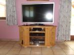 Meuble TV en chène massif., Enlèvement, Comme neuf, Chêne
