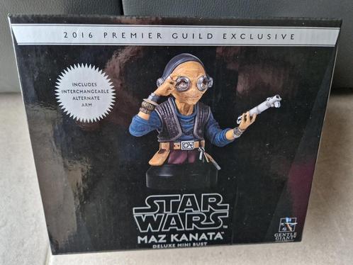 Star Wars Gentle Maz Kanata Deluxe 2016 Premier Guild Bust, Collections, Star Wars, Comme neuf, Figurine, Enlèvement ou Envoi