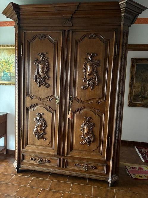 Unieke Antieke Hallkast (2,45 m hoogte), Antiek en Kunst, Antiek | Meubels | Kasten, Ophalen