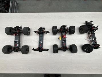 Lot 4 stuks Arrma Granite rc autos schaal 1/10 beschikbaar voor biedingen