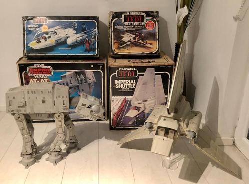 Star Wars vintage imperiale shuttle en at-at 1984, Verzamelen, Star Wars, Gebruikt, Verzenden