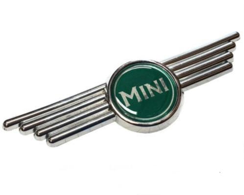 Badge de capot ailes MINI Classique vert., Autos : Pièces & Accessoires, Autres pièces automobiles, Mini, Pièces Oldtimer ou Ancêtre