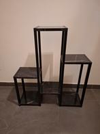 Plantenstaander, zwart en marmermotief, Ophalen