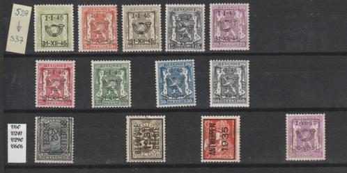België Voorafgestempelde zegels vanaf 1922, Postzegels en Munten, Postzegels | Europa | België, Gestempeld, Overig, Overig, Met stempel