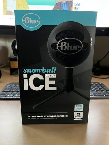 Micro Blue Snowball iCE (Noir) – Neuf, jamais utilisé ! beschikbaar voor biedingen