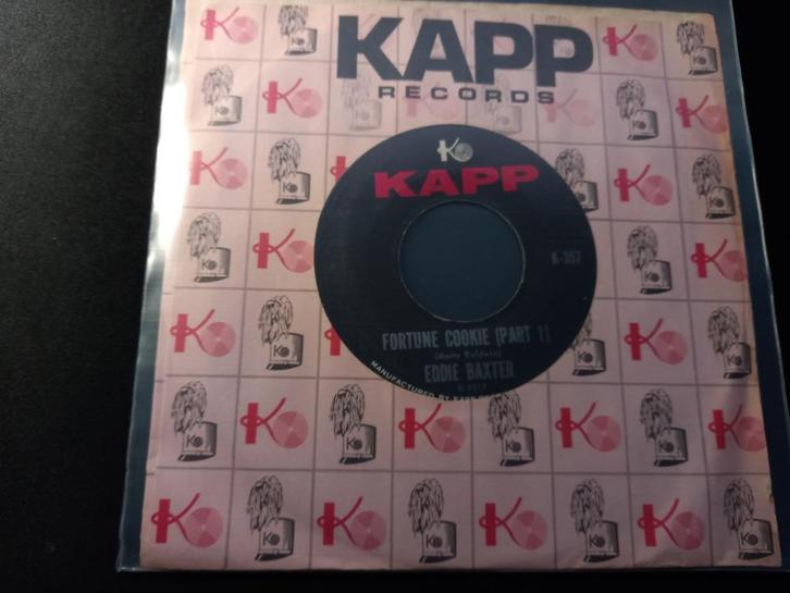 Eddie Baxter – Fortune Cookie Part 1 & 2 " Popcorn ", Cd's en Dvd's, Vinyl Singles, Zo goed als nieuw, Single, R&B en Soul, 7 inch