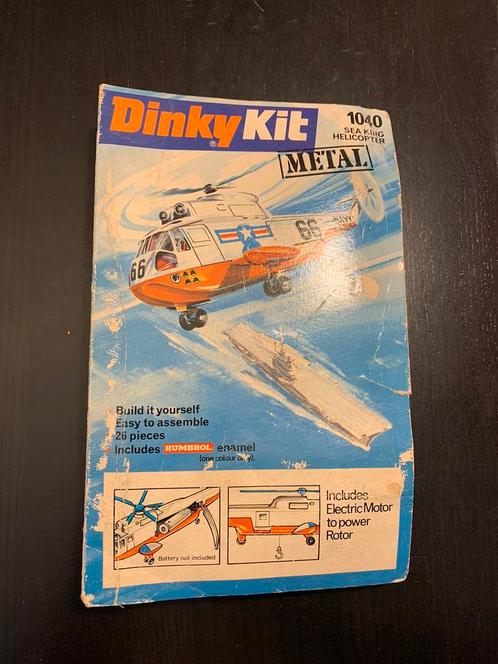 Dinky Kit 1040 Sea King Helicopter Die-cast metal, Hobby en Vrije tijd, Modelbouw | Vliegtuigen en Helikopters, Zo goed als nieuw