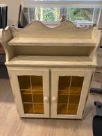 vitrinekastje, Huis en Inrichting, Ophalen, Gebruikt, Eikenhout, 100 tot 150 cm