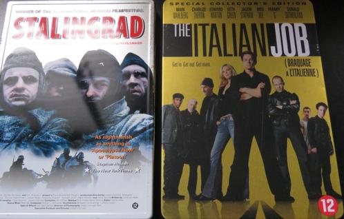 DVD / METAL BOX - STALINGRAD * THE ITALIAN JOB, CD & DVD, DVD | Action, Utilisé, Action, À partir de 12 ans, Enlèvement ou Envoi