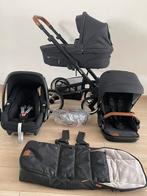 Mutsy Nio North - Black kinderwagen 3-in-1 Complete, Kinderen en Baby's, Buggy's, Ophalen, Zo goed als nieuw, Regenhoes