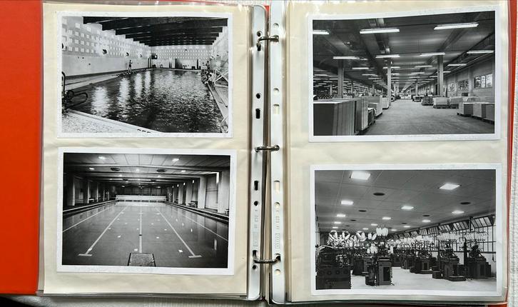 Retro jaren 70 foto’s en promomap openbare verlichting, Verzamelen, Foto's en Prenten, Ophalen of Verzenden