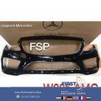 W205 AMG VOORBUMPER Mercedes C Klasse 2014-2018 ZWART ORIGIN, Auto-onderdelen, Gebruikt, Ophalen of Verzenden, Bumper, Mercedes-Benz