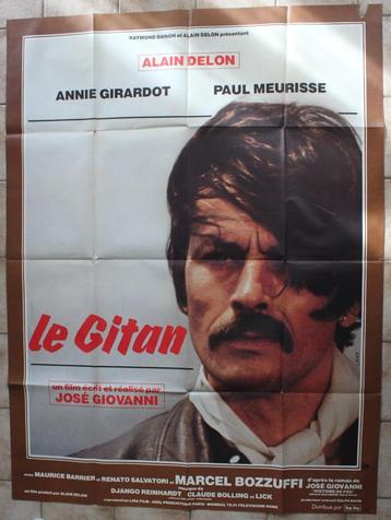 filmaffiche Alain Delon Le gitan Franse filmposter XL beschikbaar voor biedingen
