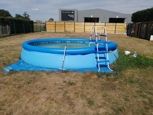 ZWEMBAD INTEX EASY SET POOL – 457CM DIAMETER OP 107CM – NIEU, Tuin en Terras, Zwembaden, Gebruikt, Rond, Ophalen