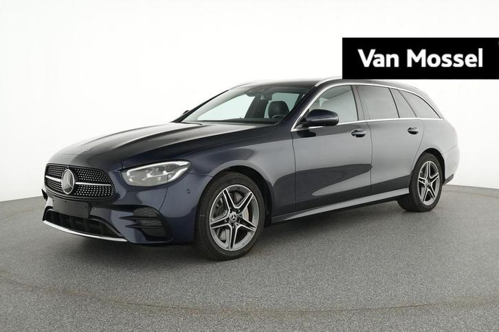 Mercedes-Benz E-klasse 300 de AMG Line Estate + LEDER + CARP, Auto's, Mercedes-Benz, Bedrijf, Te koop, E-Klasse, 360° camera, ABS