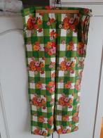 Vintage retro bloemenstof – 100 x 104 cm, Huis en Inrichting, Stoffering | Gordijnen en Lamellen, Ophalen of Verzenden, Zo goed als nieuw