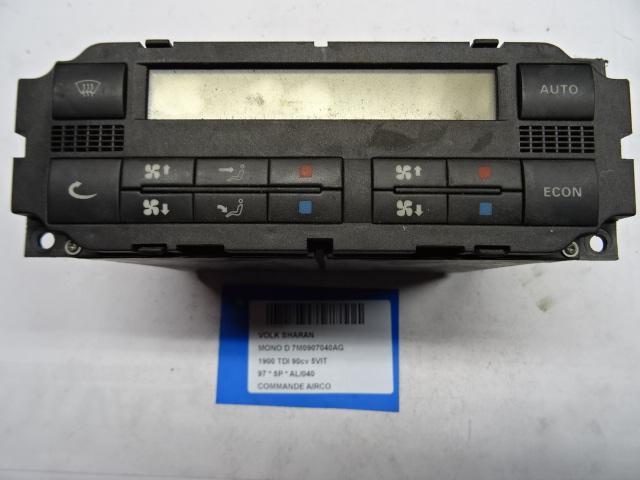 BEDIENINGSPANEEL AIRCO Sharan (7M8 / M9 / M6) (7M0907040AG), Auto-onderdelen, Dashboard en Schakelaars, Volkswagen, Gebruikt