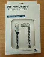 Usb c kabel iphone ipad 70cm VW logo, Telecommunicatie, Ophalen of Verzenden, Zo goed als nieuw