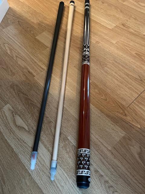 PDB-PRO Keu "ILLUMINATI" VP2 complete set, Sport en Fitness, Biljarten en Poolen, Zo goed als nieuw, Keu of Ballen, Ophalen of Verzenden