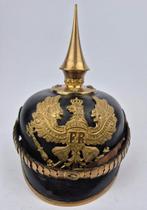 Train-Bat. Pickelhaube voor officier, NEAR MINT ! WO1,WW1, Verzenden, Helm of Baret
