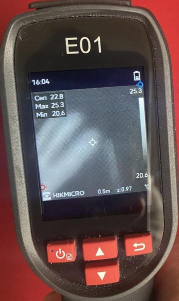 Caméra thermique HIKMICRO E01 240x240, pointeur laser beschikbaar voor biedingen